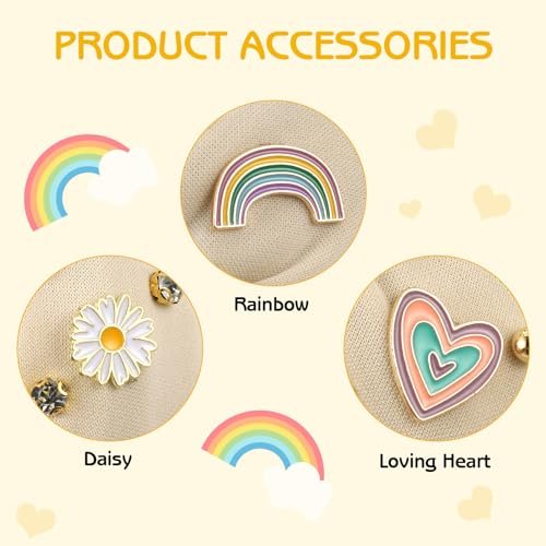 Boho Rainbow Daisy Headband - Pearl Knotted Twist Headpiece for Women & Girls, Beige, Sparkly Crystal Rhinestone Avelisse