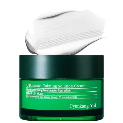 Pyunkang Yul Ultimate Calming Solution Cream – Intense Moisturizer for Sensitive Skin with Cica & Tea Tree, 1.01 Fl Oz (30ml)