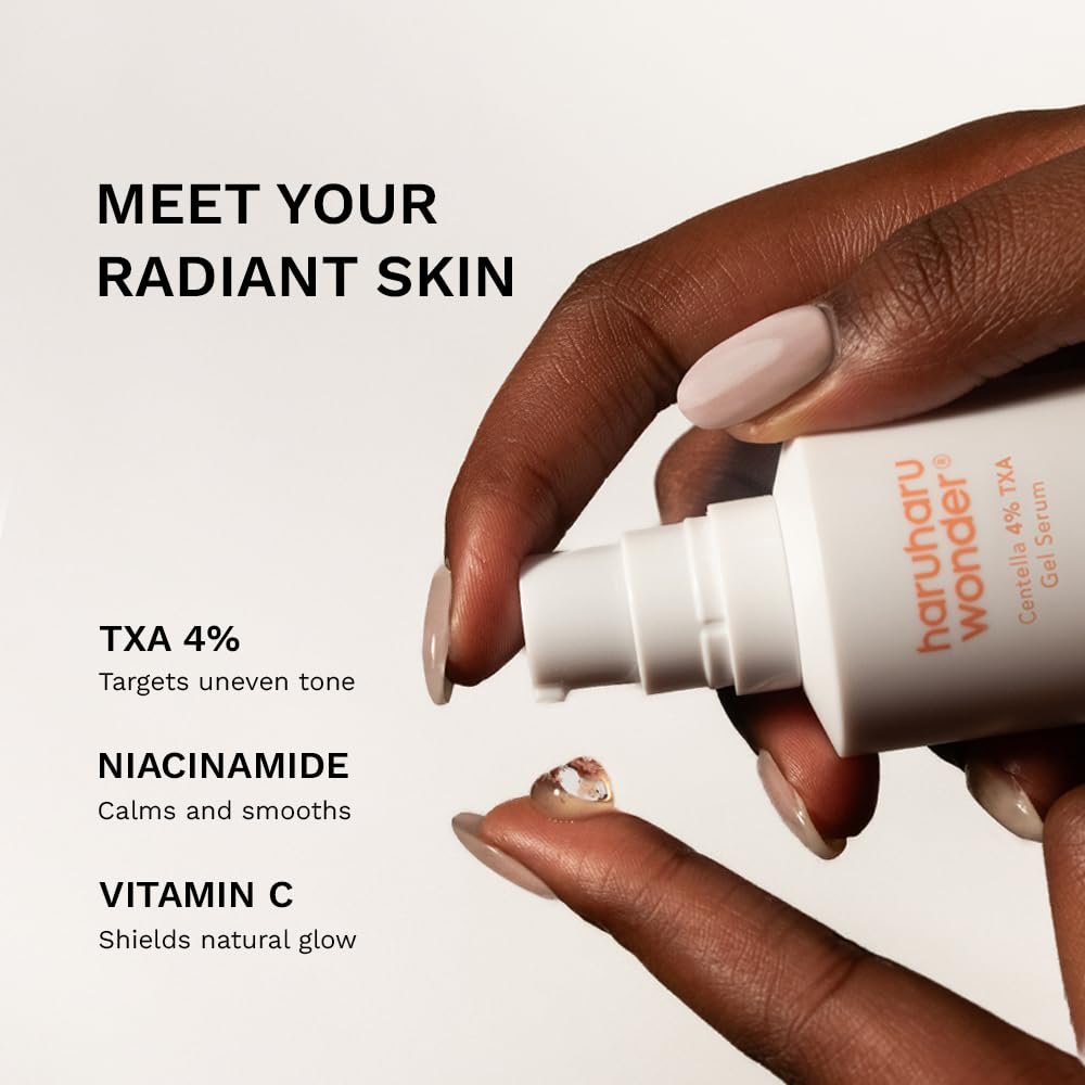 Haruharu Wonder 4% TXA Gel Serum – Niacinamide, Tranexamic Acid, Vitamin C & Centella – Korean Skincare for Hyperpigmentation & Brightening, 1.01 fl oz - görsel 3