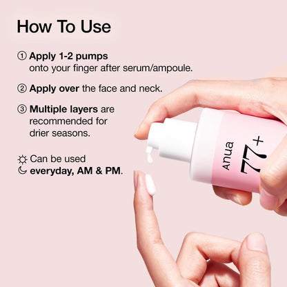 ANUA Peach Niacin Conditioning Lotion - Lightweight Face Moisturizer with Vitamin B12, Ceramide, Panthenol & Hyaluronic Acid for Glass Skin (150ml) Avelisse