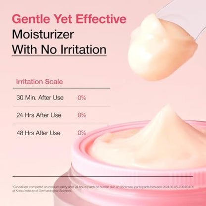 ANUA Peach Niacinamide Cream - Hydrating Face Moisturizer with Collagen, Vitamin B12, Ceramide & Panthenol for Glass Skin, 1.69 fl.oz.