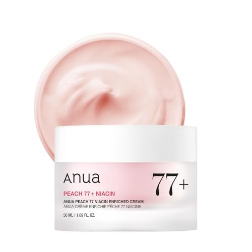 ANUA Peach Niacinamide Cream - Hydrating Face Moisturizer with Collagen, Vitamin B12, Ceramide & Panthenol for Glass Skin, 1.69 fl.oz. - görsel 2