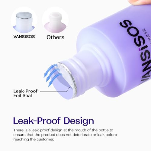 VANSISOS Professional Acrylic Nail Liquid - 8 fl oz MMA-Free Monomer for Acrylic Powders, Non-Yellowing Formula for DIY Home Nail Salon Use - görsel 10