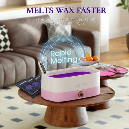 Achzzy Natural Paraffin Wax Refills, 6 Pack Lavender Scented Blocks for Paraffin Bath – Deep Hydration, Moisturizing & Nourishing for Hands and Feet Avelisse