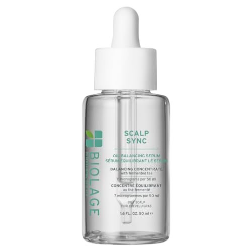 Biolage Scalp Sync Oil Balancing Hair Serum – Absorbs Excess Oil Between Washes, Leave-In Scalp Treatment with Fermented Tea Blend, Vegan, 1.6 Fl Oz Avelisse
