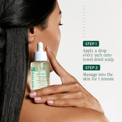 Biolage Scalp Sync Oil Balancing Hair Serum – Absorbs Excess Oil Between Washes, Leave-In Scalp Treatment with Fermented Tea Blend, Vegan, 1.6 Fl Oz Avelisse
