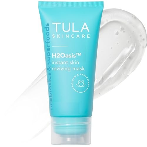 TULA Skin Care H2Oasis Instant Skin Reviving Mask - Hydrating Face Mask with Resurrection Plant and Desert Lime, 2.7 Fl Oz Avelisse