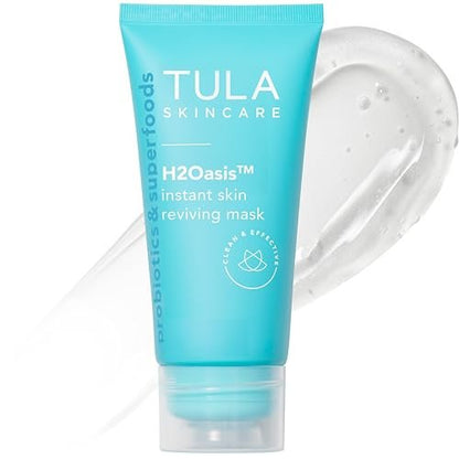 TULA Skin Care H2Oasis Instant Skin Reviving Mask - Hydrating Face Mask with Resurrection Plant and Desert Lime, 2.7 Fl Oz Avelisse