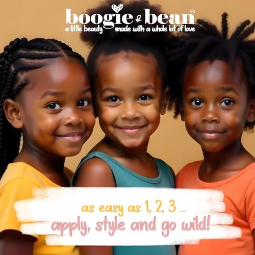 Boogie and Bean Baby and Kids Hair Growth Oil – Nourishing Hair Oil for Infants, Toddlers, and Children – Moisturizes Waves, Curls, Coils, and Locs Avelisse