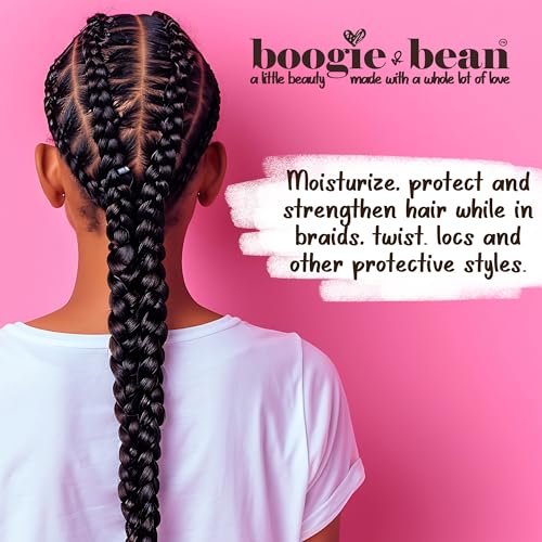 Boogie and Bean Good Hair Oil for Babies and Kids – Natural Baby Hair Products, Moisturizer for Black Babies, Infants, and Toddlers, Hair Butter for Braids and Twists Avelisse