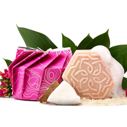 Viori Coconut Bliss Advanced Repair & Moisturizing Shampoo Bar – Rice Water for Hair Growth, Sulfate Free