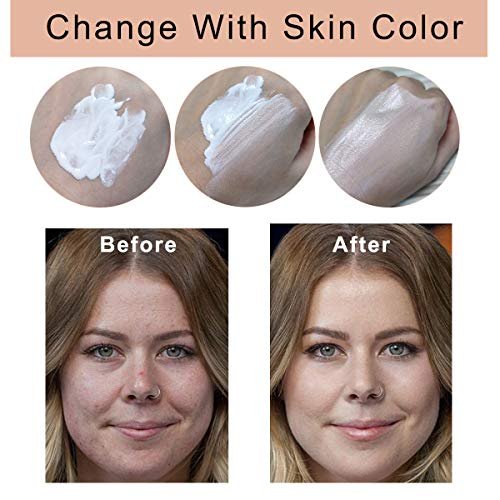 IDUCEN Color Changing Foundation Liquid Base – 2-Pack Flawless Warm Skin Tone Foundation, BB Cream Makeup Base with SPF15, Moisturizing Concealer for All Skin Tones (Universal) - görsel 15
