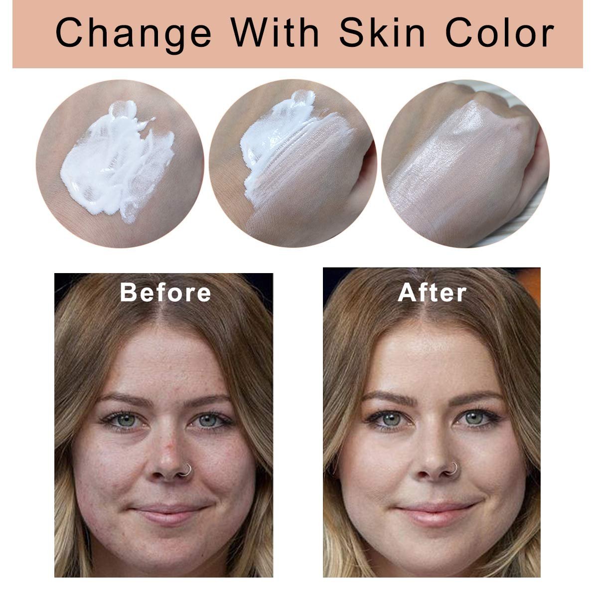 IDUCEN Color Changing Foundation Liquid Base – 2-Pack Flawless Warm Skin Tone Foundation, BB Cream Makeup Base with SPF15, Moisturizing Concealer for All Skin Tones (Universal) - görsel 16