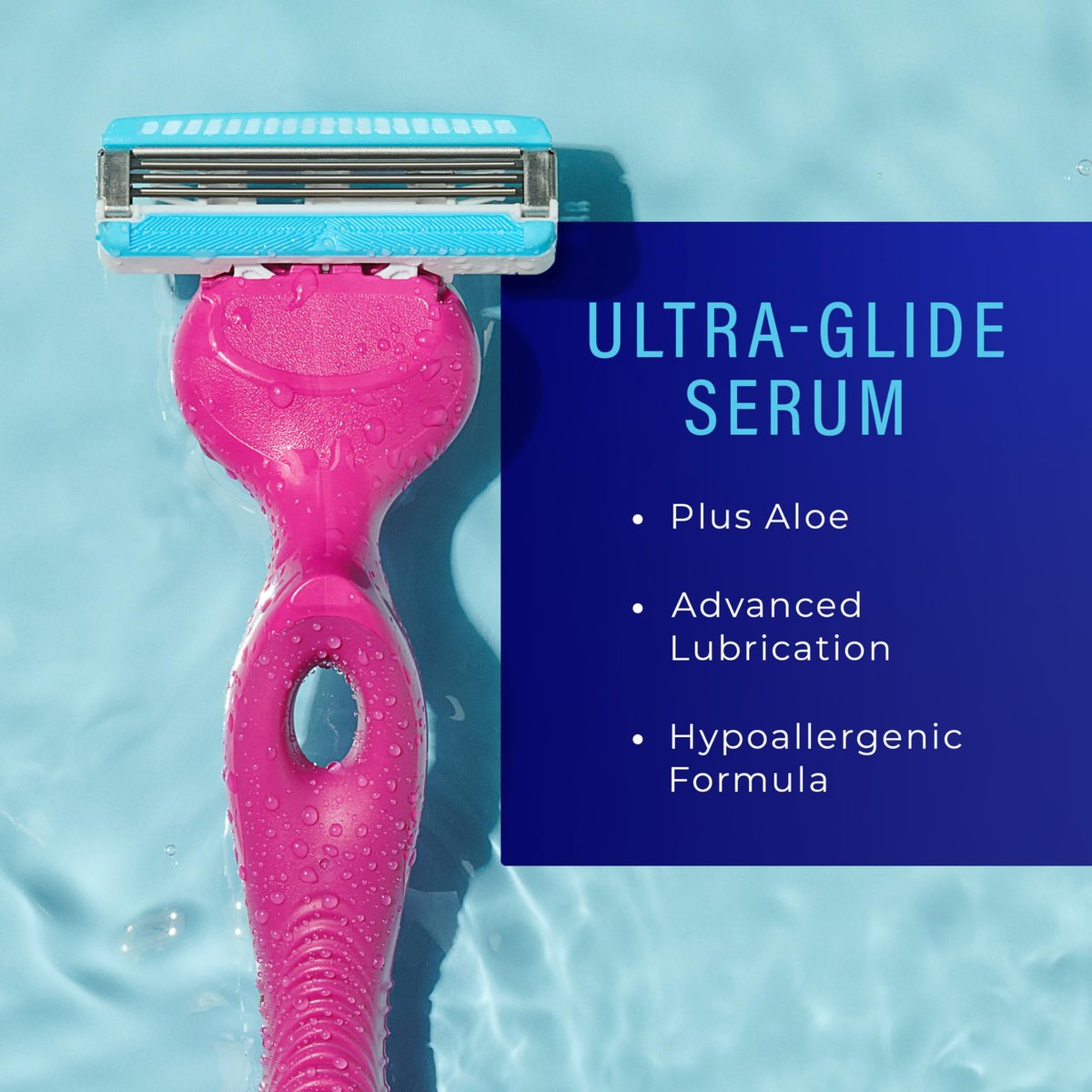 Schick Hydro Silk Ultimate Pubic Skin Protection Bikini Razor Refills, 4 Count Avelisse