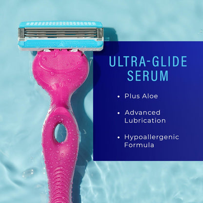 Schick Hydro Silk Ultimate Pubic Skin Protection Bikini Razor Refills, 4 Count Avelisse