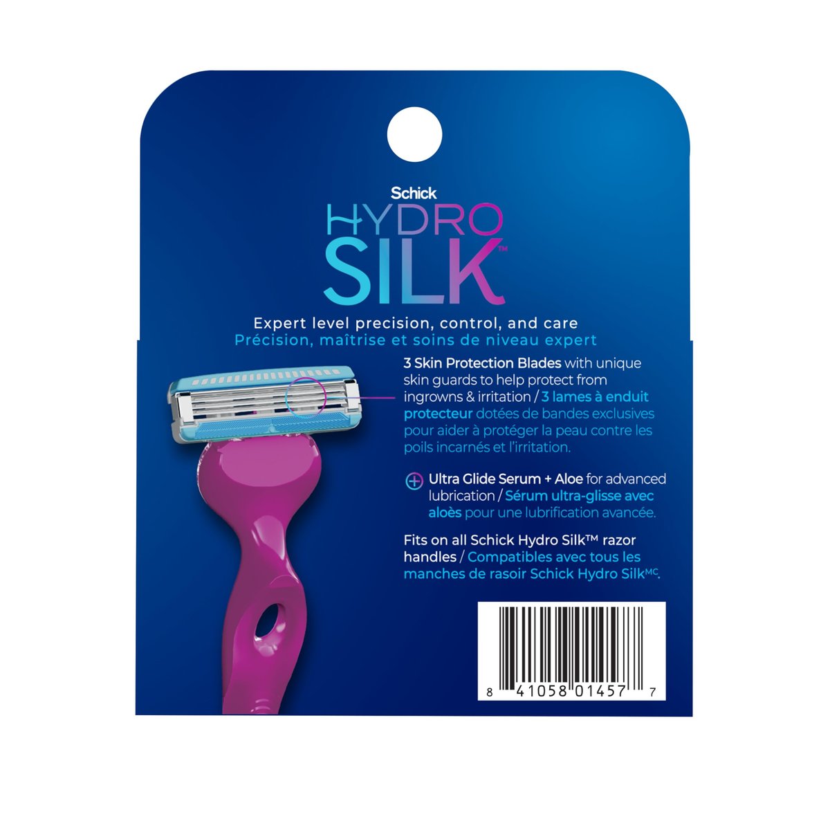 Schick Hydro Silk Ultimate Pubic Skin Protection Bikini Razor Refills, 4 Count Avelisse