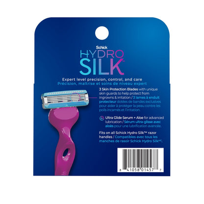 Schick Hydro Silk Ultimate Pubic Skin Protection Bikini Razor Refills, 4 Count Avelisse