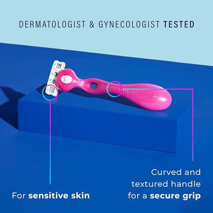 Schick Hydro Silk Ultimate Pubic Skin Protection Bikini Razor Refills, 4 Count Avelisse