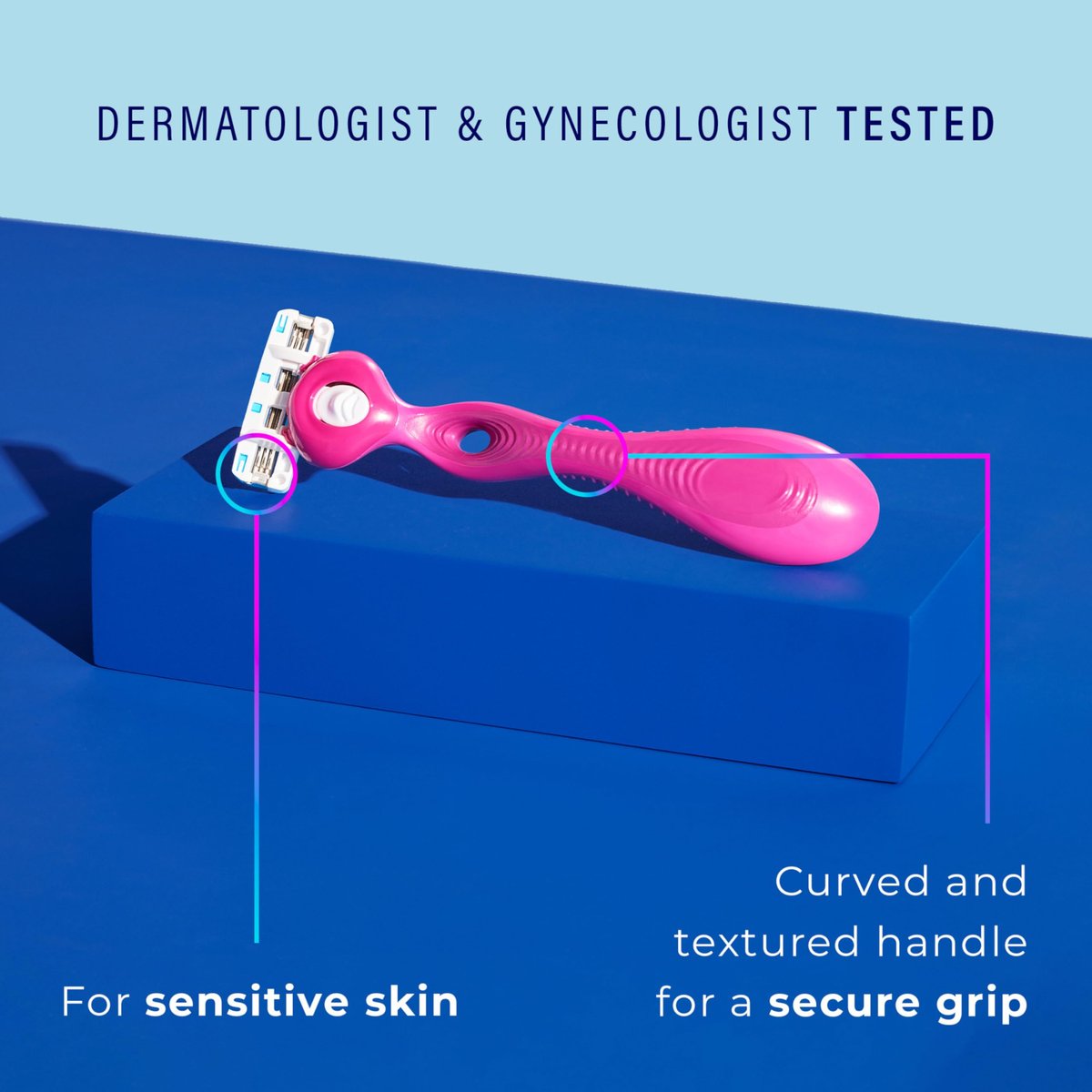 Schick Hydro Silk Ultimate Pubic Skin Protection Bikini Razor Refills, 4 Count Avelisse