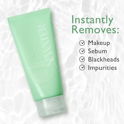 NOWATER Korean Foaming Face Wash with Centella (Cica) – Pore Cleansing Foam for Oily & Acne-Prone Skin, Hyaluronic Acid, Aloe Vera & AHA BHA, Daily Gentle Sebum Control, 4.05 fl.oz - görsel 6