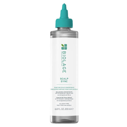 Biolage Scalp Sync Purifying Concentrate - Exfoliating & Clarifying Dry Scalp Treatment with Fermented Tea Blend & Glycolic Acid, 6.8 Fl Oz Avelisse