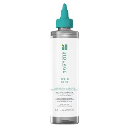 Biolage Scalp Sync Purifying Concentrate - Exfoliating & Clarifying Dry Scalp Treatment with Fermented Tea Blend & Glycolic Acid, 6.8 Fl Oz Avelisse