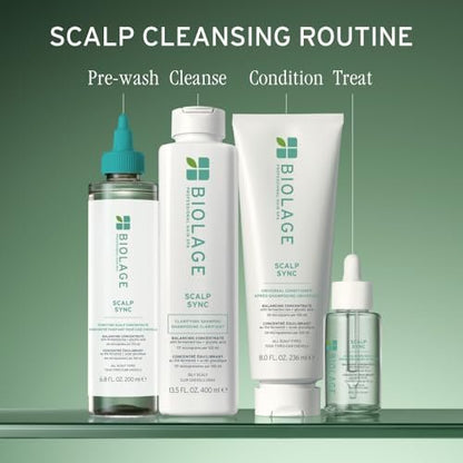 Biolage Scalp Sync Oil Balancing Hair Serum – Absorbs Excess Oil Between Washes, Leave-In Scalp Treatment with Fermented Tea Blend, Vegan, 1.6 Fl Oz Avelisse