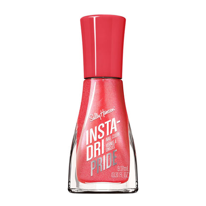 Sally Hansen Insta-Dri Pride Nail Polish - 758 A Thing Called Love - Quick Dry, Long Lasting, Streak-Free Shine - Soft Coral Red Nail Color