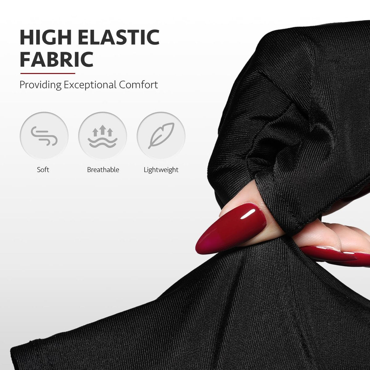 GAOY Anti UV Gloves for Gel Nail Lamp – UPF50+ Fingerless Protection for Salon & Home DIY Avelisse