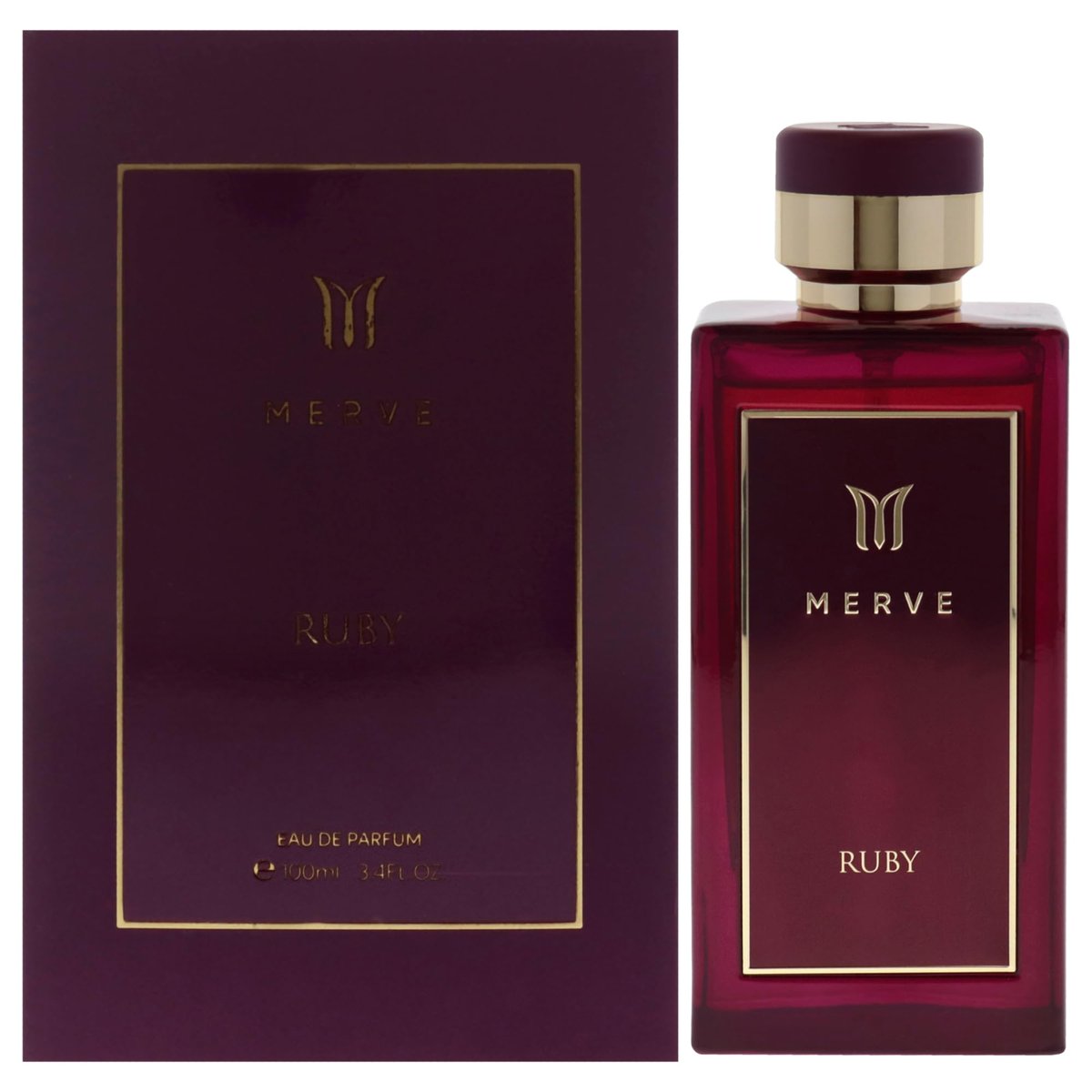 Ruby by Merve for Women - 3.4 oz Eau de Parfum Spray - görsel 1
