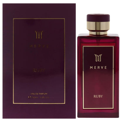 Ruby by Merve for Women - 3.4 oz Eau de Parfum Spray