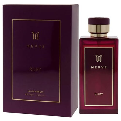 Ruby by Merve for Women - 3.4 oz Eau de Parfum Spray