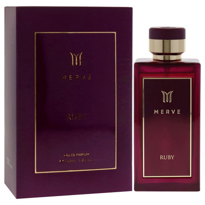 Ruby by Merve for Women - 3.4 oz Eau de Parfum Spray