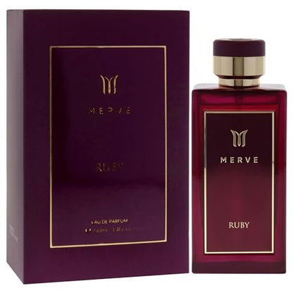 Ruby by Merve for Women - 3.4 oz Eau de Parfum Spray