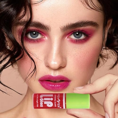 Yasovigi 6 Colors Lip Oil Stain Set - Watery Lip Tint, High Pigment, Non-Sticky Lip Gloss for Multi-Use Lip and Cheek Color