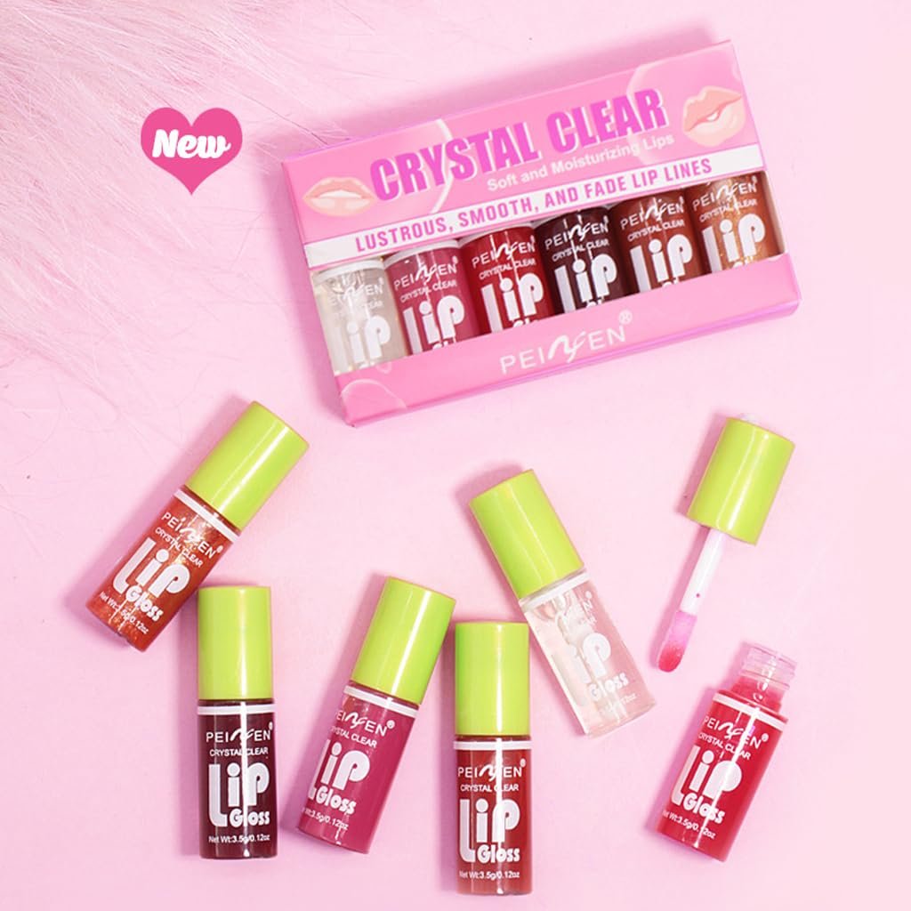 Yasovigi 6 Colors Lip Oil Stain Set - Watery Lip Tint, High Pigment, Non-Sticky Lip Gloss for Multi-Use Lip and Cheek Color - görsel 15