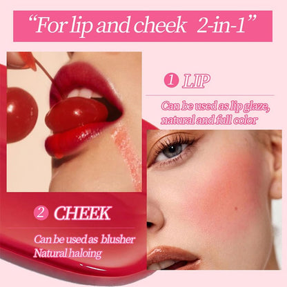 Yasovigi 6 Colors Lip Oil Stain Set - Watery Lip Tint, High Pigment, Non-Sticky Lip Gloss for Multi-Use Lip and Cheek Color