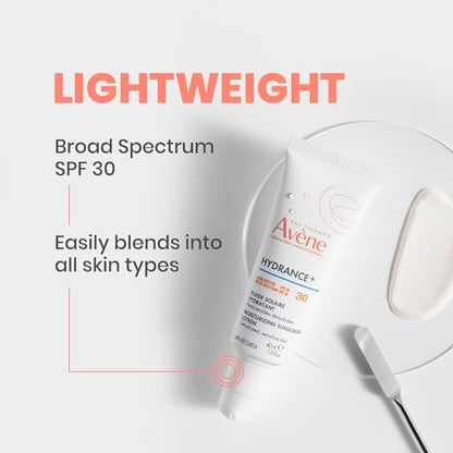 Avène Hydrance+ Moisturizing Sunscreen Lotion SPF 30 – 1.3 Fl Oz Avelisse