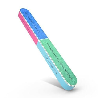 7-Way Nail Buffer Block for Natural Nails – Upgraded 150/320/600/1200/4000 Grit Shine Smoother, Fingernail Files & Buffers