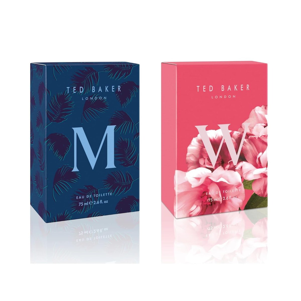 Ted Baker M & W Duo Fragrance Set – Men’s & Women’s Eau de Toilette, 75ml Each, Fresh Citrus, Spicy & Fruity Floral, Long-Lasting Designer Perfume Set for Couples - görsel 5