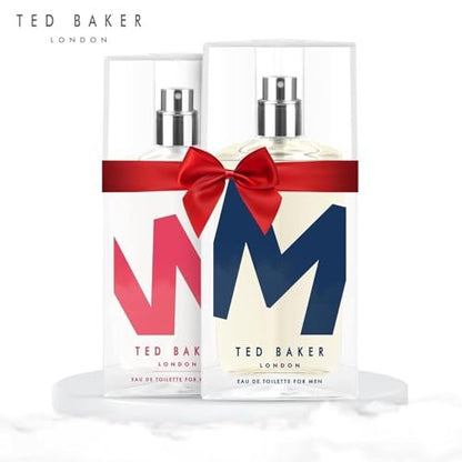 Ted Baker M & W Duo Fragrance Set – Men’s & Women’s Eau de Toilette, 75ml Each, Fresh Citrus, Spicy & Fruity Floral, Long-Lasting Designer Perfume Set for Couples
