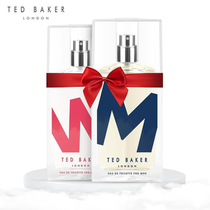 Ted Baker M & W Duo Fragrance Set – Men’s & Women’s Eau de Toilette, 75ml Each, Fresh Citrus, Spicy & Fruity Floral, Long-Lasting Designer Perfume Set for Couples