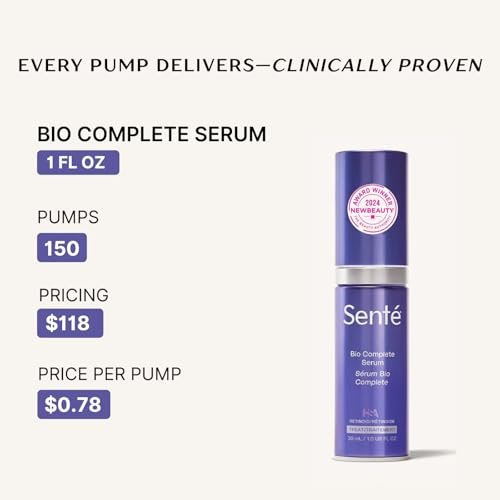 Senté Bio Complete Serum – Gentle Retinoid Serum for Sensitive Skin, Nourishing & Hydrating, Combats Dullness & Signs of Aging, 1 Fl Oz Avelisse