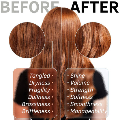 Hard Water Shampoo & Conditioner Set - Hydrating Hair Treatment for Shine & Manageability - Clarifying Wash with Bentonite Clay, Volcanic Ash, Lactic Acid - Metal Detox Shampoo with Collagen 32 FL oz Avelisse