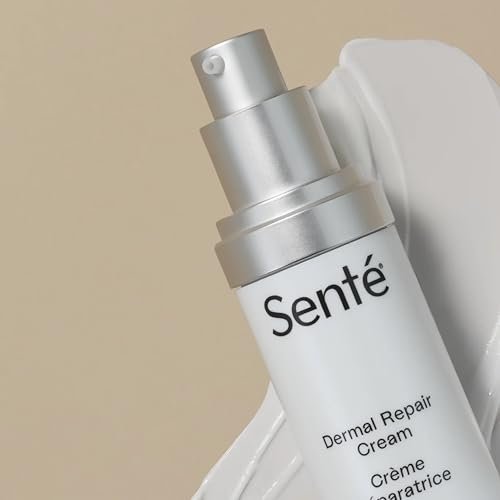 Senté Dermal Repair Facial Cream – Nourishing Moisturizer for Rosacea, Sensitive Skin & Post-Procedure, with Patented HSA, Vitamin E & Green Tea Extract, 1.7 Fl Oz Avelisse