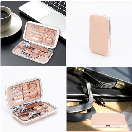 Rose Gold Manicure Set – 9-Piece Professional Nail Clipper Kit for Grooming, Pedicure & Personal Care - görsel 10