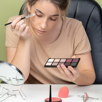 12-Pack Long Eyeshadow Applicator Sponge Set – Reusable Professional Eyeshadow Brushes for Women