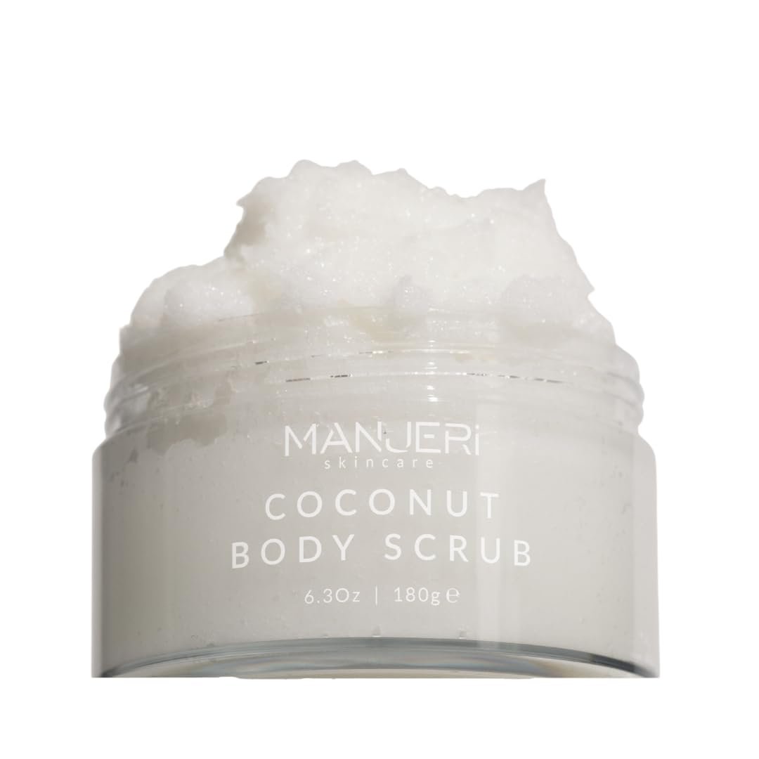 Manjeri Skincare Coconut Bliss Body Scrub – Luxurious Exfoliator for Smooth, Soft Skin - görsel 1