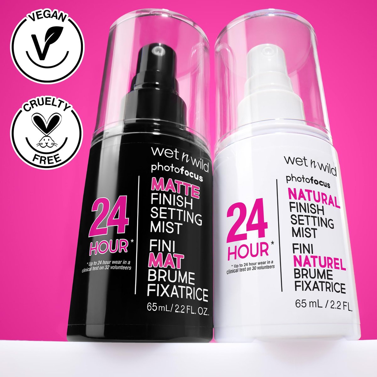 wet n wild Photo Focus Setting Mist - Matte Finish, 24HR Wear, Lightweight & Nourishing with Provitamin B5 & E, Cruelty-Free & Vegan - görsel 11