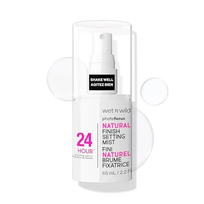 wet n wild Photo Focus Setting Mist - Matte Finish, 24HR Wear, Lightweight & Nourishing with Provitamin B5 & E, Cruelty-Free & Vegan